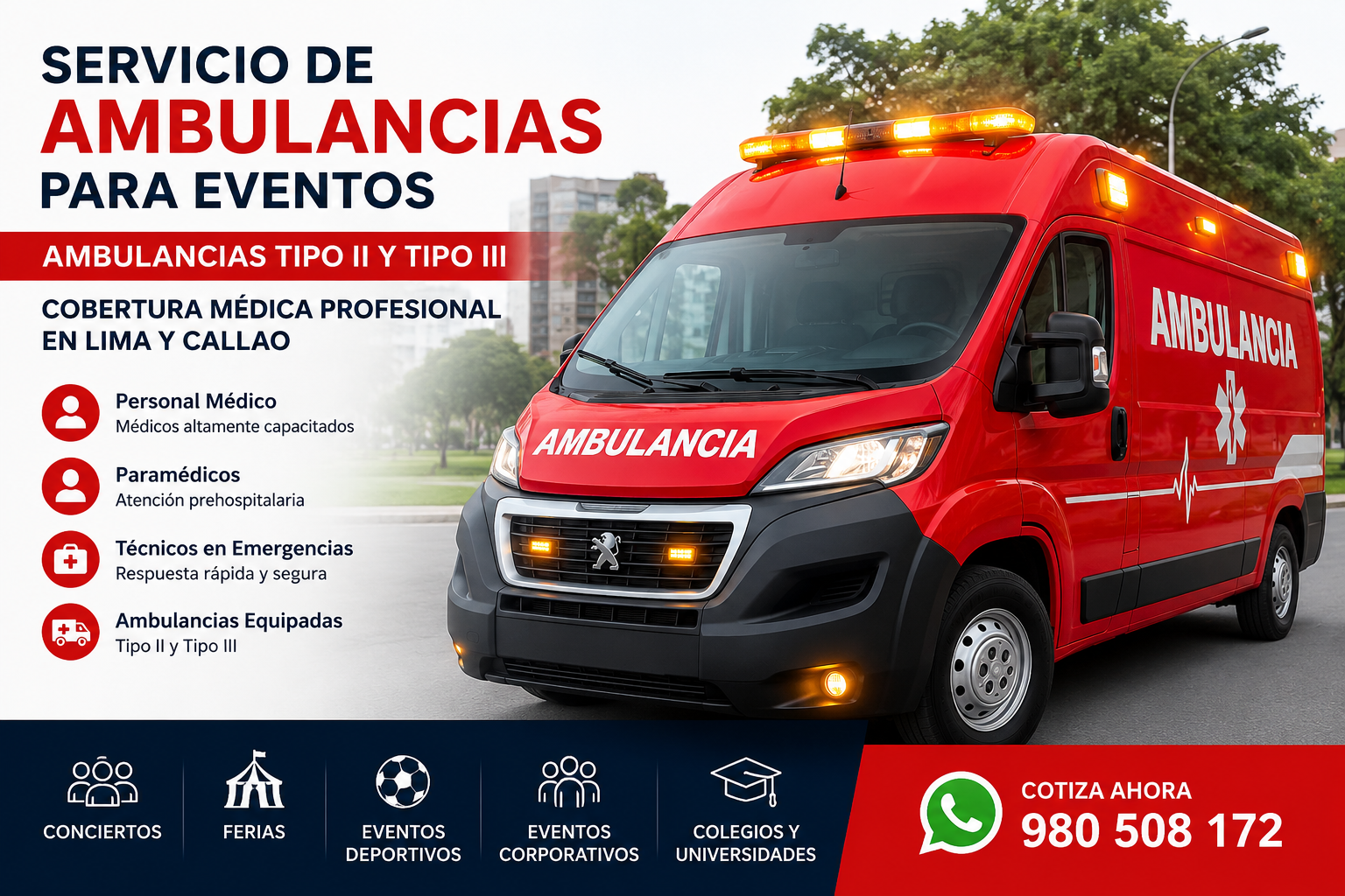 Ambulancias para Eventos