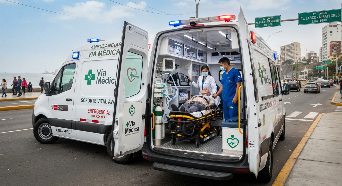 Servicio de ambulancias tipo 3 uci en lima